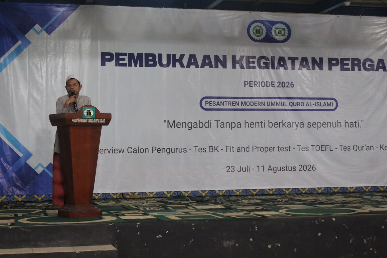 Pembukaan Pergarus Pesantren Modern Ummul Quro Al-Islami