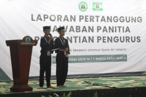 Laporan Pertanggungjawaban Panitia PERGARUS Jadi Wadah Pembelajaran Organisasi bagi Santri Kelas 4