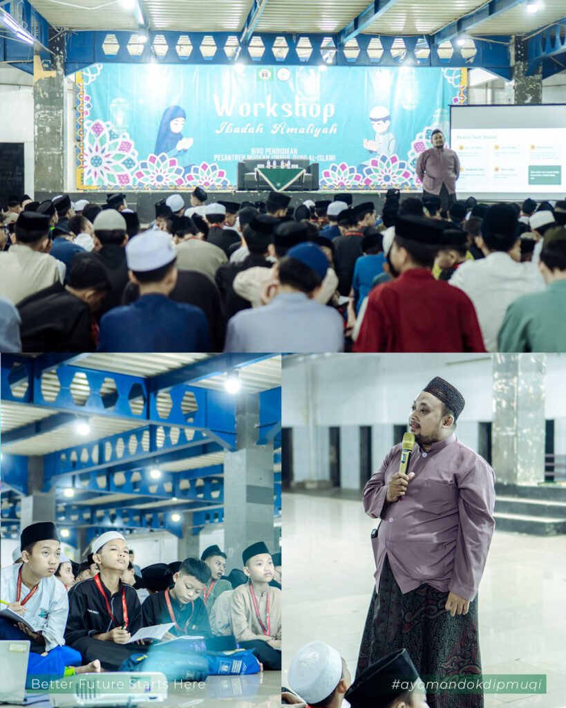 Workshop Ibadah Amaliyah Bekali Santriwati dengan Pemahaman Tata Cara Wudu