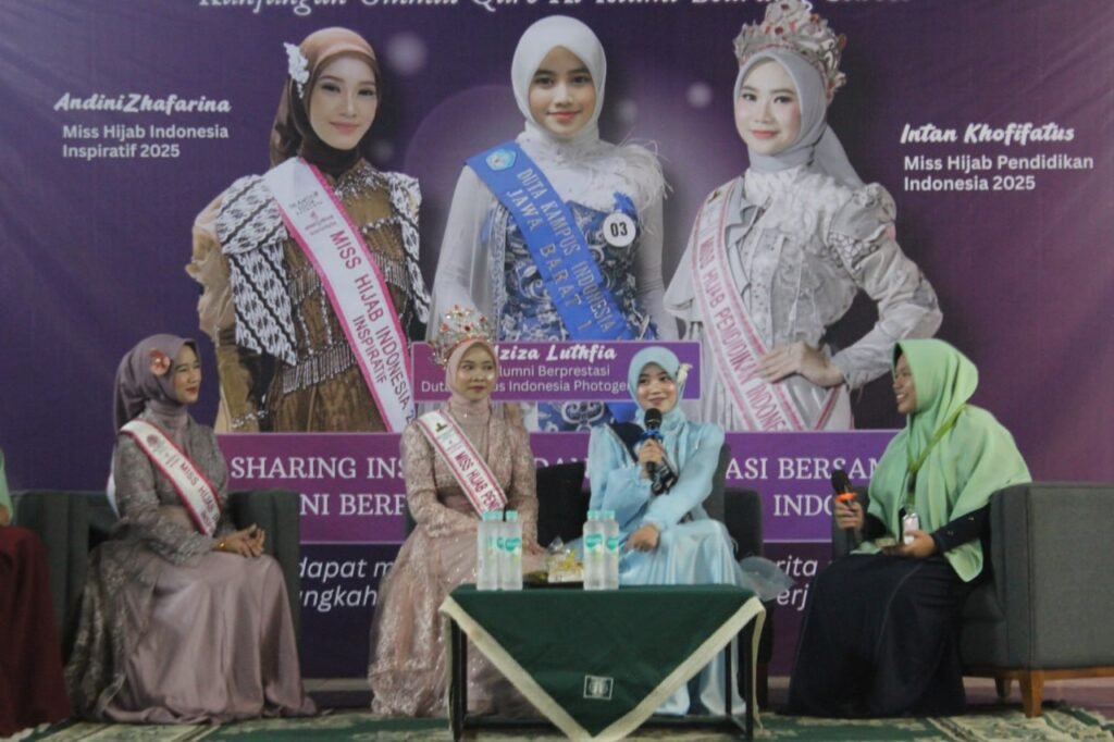 Dari Sebuah Perjalanan, Alumni Berprestasi dan Miss Hijab Bagikan Inspirasi kepada Santriwati PMUQI